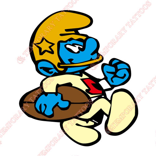 The Smurfs Customize Temporary Tattoos Stickers NO.3467